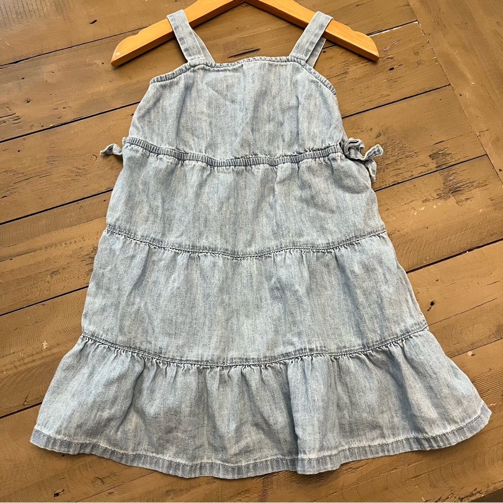Gap 2T soft denim sleeveless dress